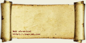 Tijana Jačovac vizit kartica